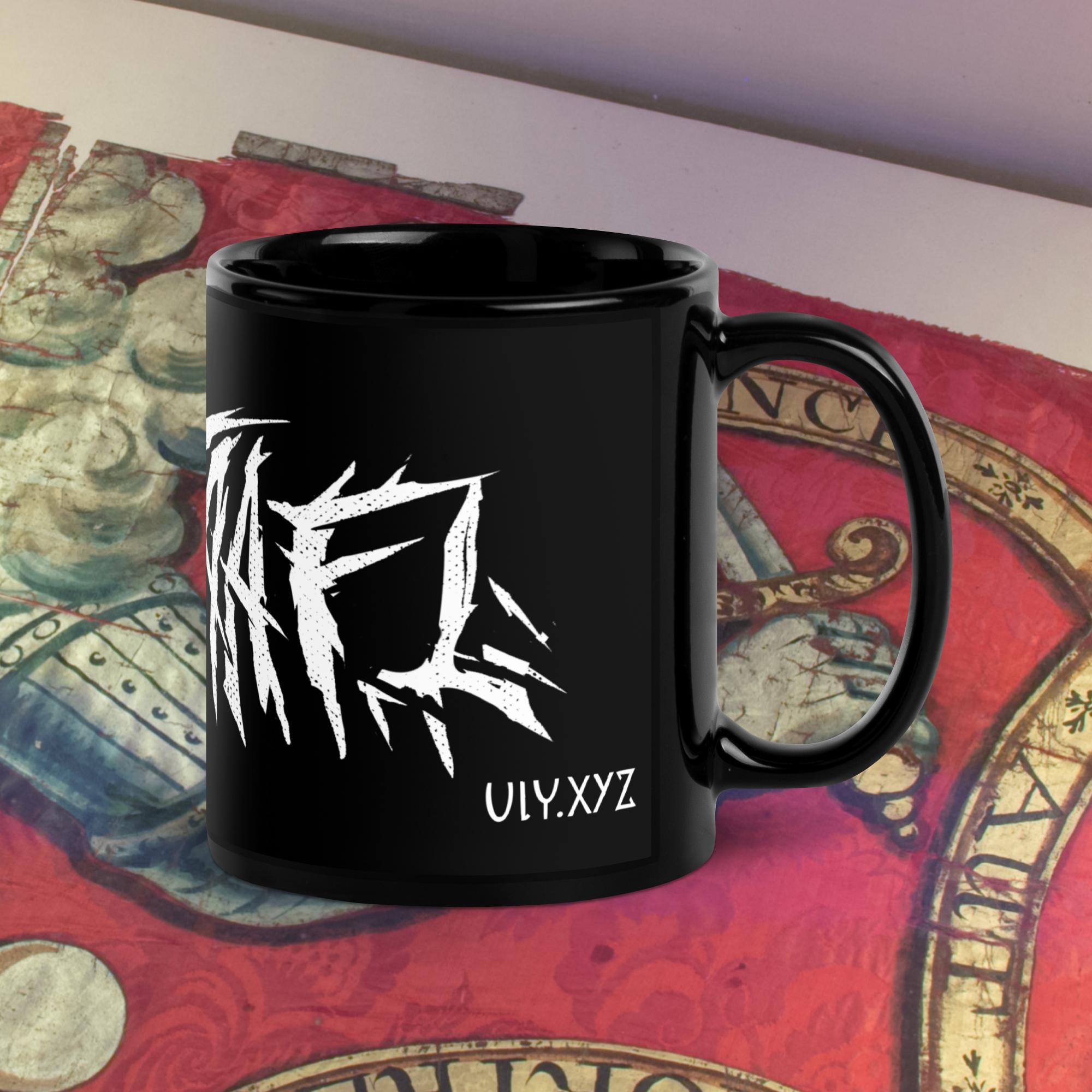 TANSTAAFL Black Glossy Mug